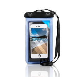 ESTUCHE IMPERMEABLE ARGOMTECH PARA CELULAR ARG-AC-0451BL 16 x 8 CM