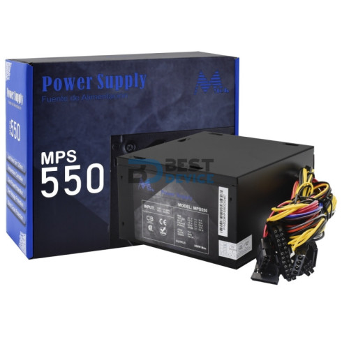 FUENTE MTEK MPS550 24 PINES C/SATA