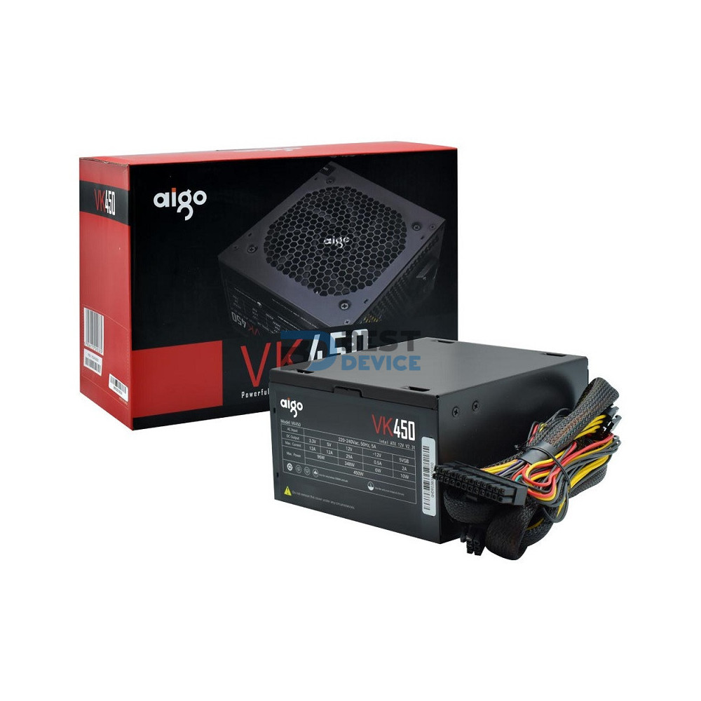 FUENTE AIGO ATX 450W VK450 220V FUENTE AIGO ATX 450W VK450 220V