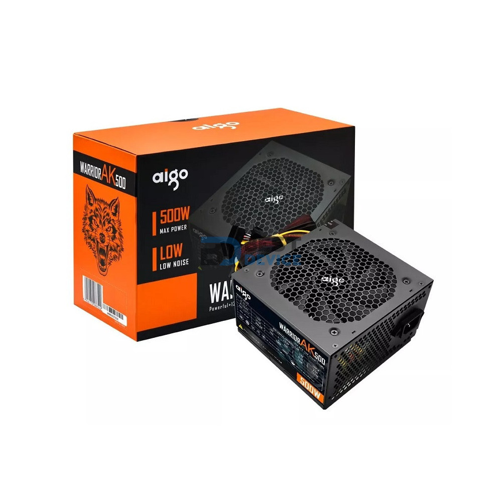 FUENTE AIGO ATX 500W WARRIOR AK500 220V FUENTE AIGO ATX 500W WARRIOR AK500 220V