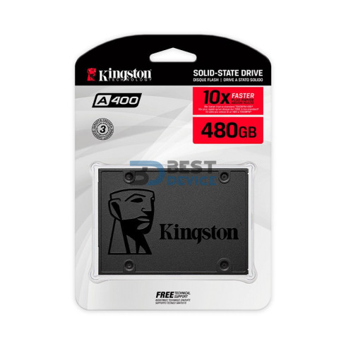 SSD KINGSTON 480GB SATA3 2.5 SA400S37/48