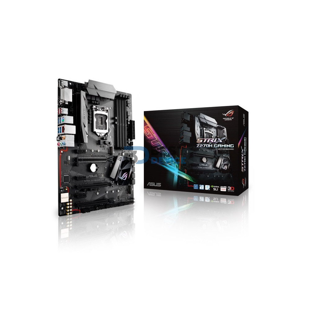 PLACA MADRE ASUS LGA1151 STRIX Z270H GAMING DVI/HDMI PLACA MADRE ASUS LGA1151 STRIX Z270H GAMING DVI/HDMI