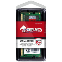MEMORIA RAM PARA NOTEBOOK DDR3 KEEPDATA 8GB 1600MHZ