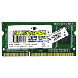 MEMORIA RAM PARA NOTEBOOK DDR3L MARKVISION 4GB 1600MHZ