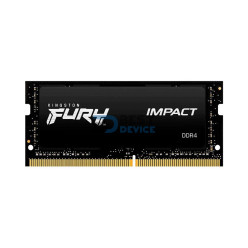 MEMORIA RAM PARA NOTEBOOK DDR4 KINGSTON 16G 3200 FURY IMPACT BK KF432S20IB/16