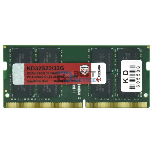 MEMORIA PARA NOTEBOOK DDR4 KEEPDATA 32GB 3200 MHZ