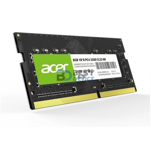 MEMORIA RAM PARA NOTEBOOK DDR4 ACER 8GB 3200 MHZ 