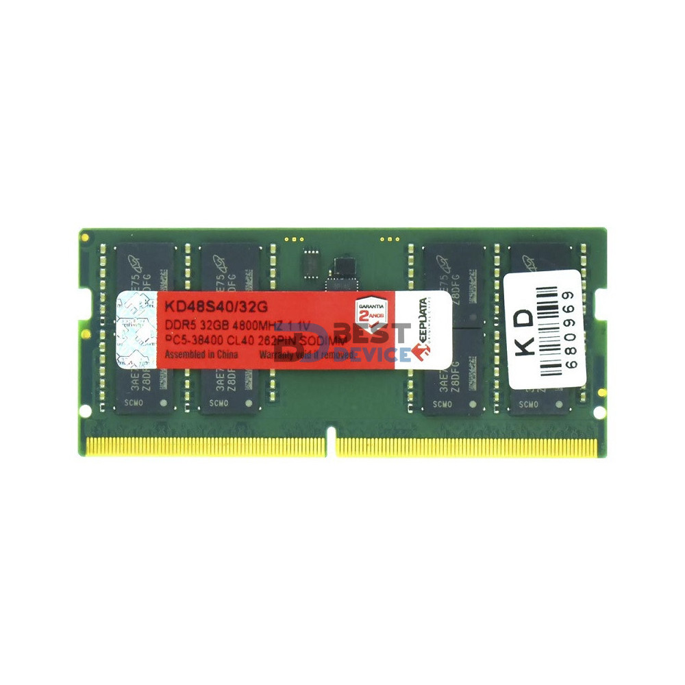 MEMORIA RAM PARA NOTEBOOK DDR5 KEEPDATA 32GB 4800MHZ MEMORIA RAM PARA NOTEBOOK DDR5 KEEPDATA 32GB 4800MHZ