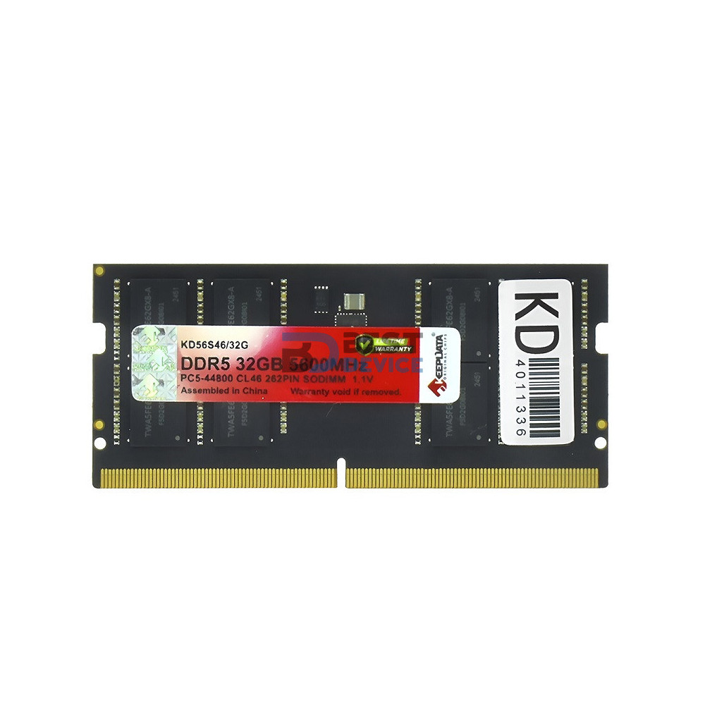MEMORIA RAM PARA NOTEBOOK DDR5 KEEPDATA 32GB 5600MHZ MEMORIA RAM PARA NOTEBOOK DDR5 KEEPDATA 32GB 5600MHZ