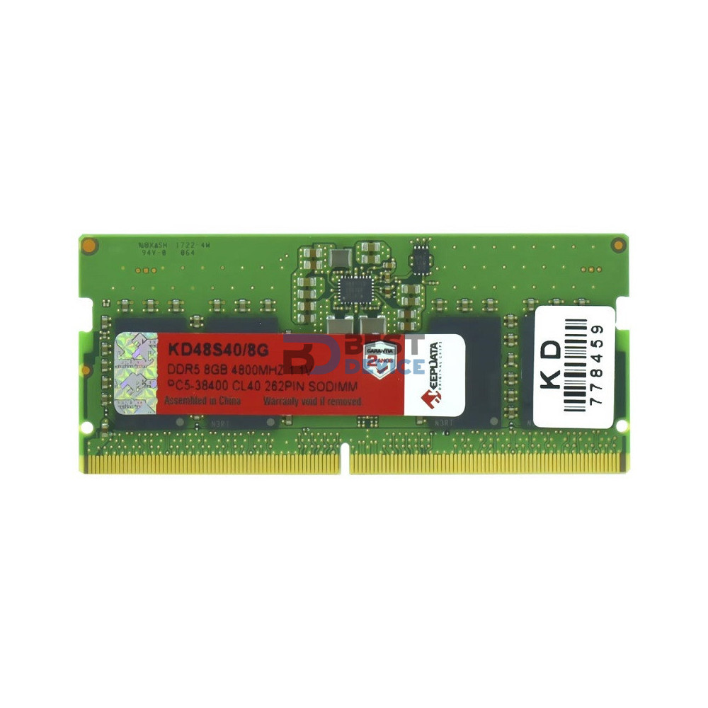 MEMORIA RAM PARA NOTEBOOK DDR5 KEEPDATA 8GB 4800 MHZ MEMORIA RAM PARA NOTEBOOK DDR5 KEEPDATA 8GB 4800 MHZ