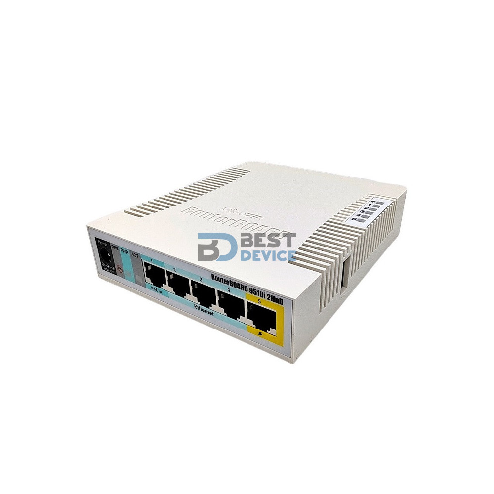 MIKROTIK ROUTERBOARD RB951UI-2HND L4 BR