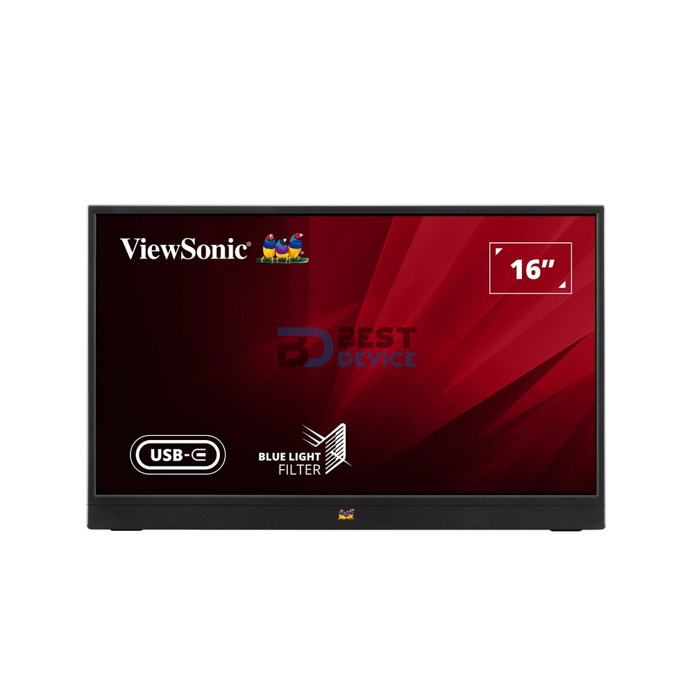 MONITOR PORTATIL VIEWSONIC 16" VA1655 USB-C