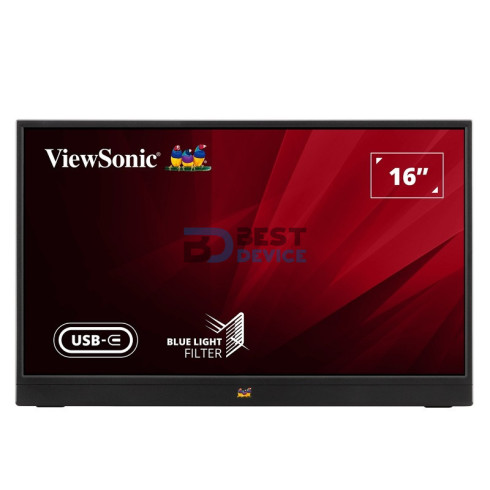 MONITOR PORTATIL VIEWSONIC 16" VA1655 USB-C