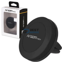 SOPORTE ARGOMTECH DE CELULAR PARA AUTO ARG-AC-0328BK