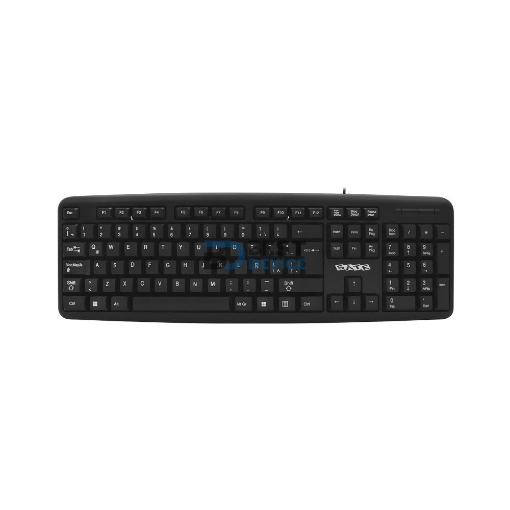 TECLADO SATE AK-952 NEGRO USB TECLADO SATE AK-952 NEGRO USB