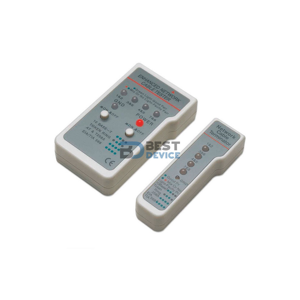 TESTER DE RED INTELLINET 351898 RJ45/RJ11 TESTER DE RED INTELLINET 351898 RJ45/RJ11