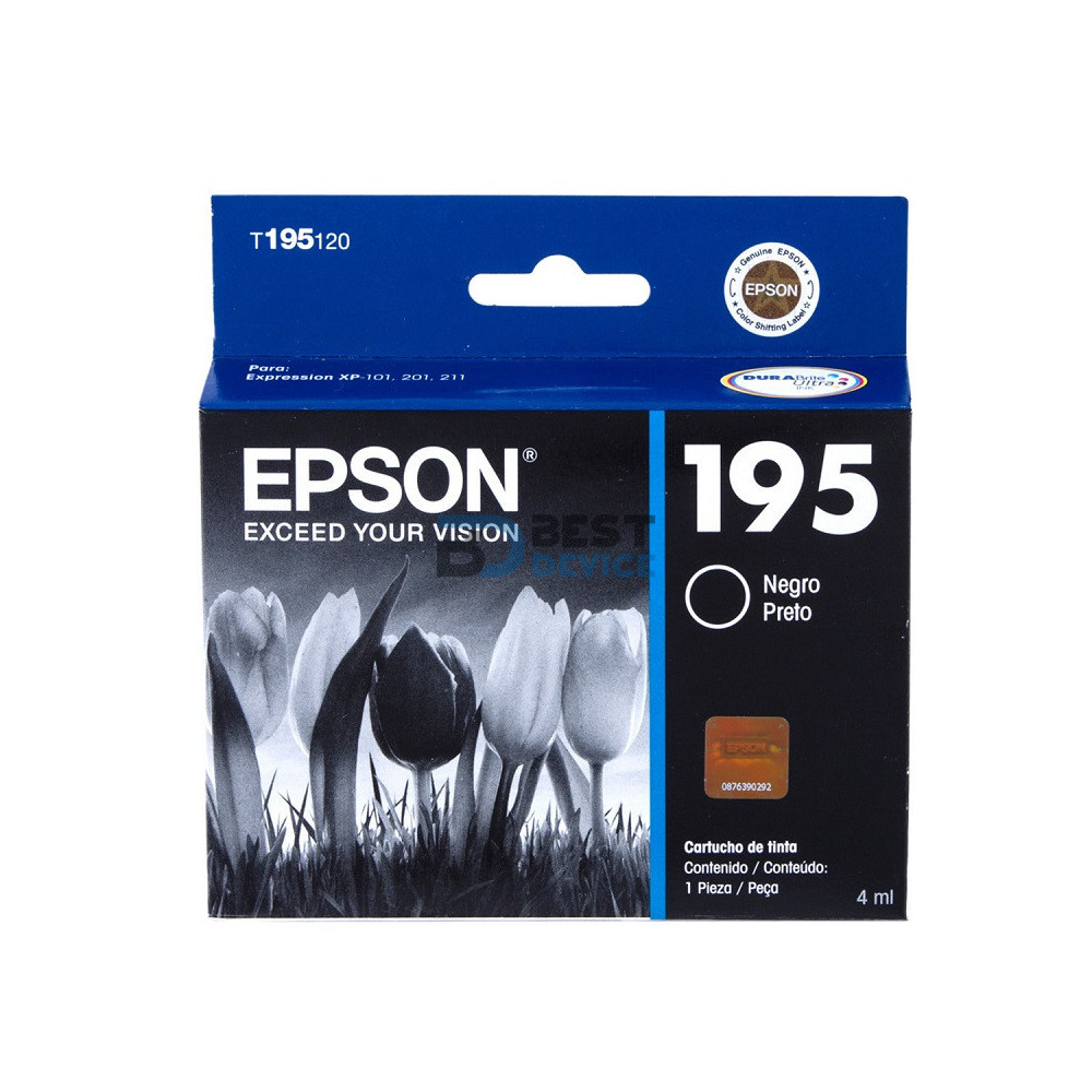 TINTA EPSON T195120 XP 101/201/211 NEGRO TINTA EPSON T195120 XP 101/201/211 NEGRO