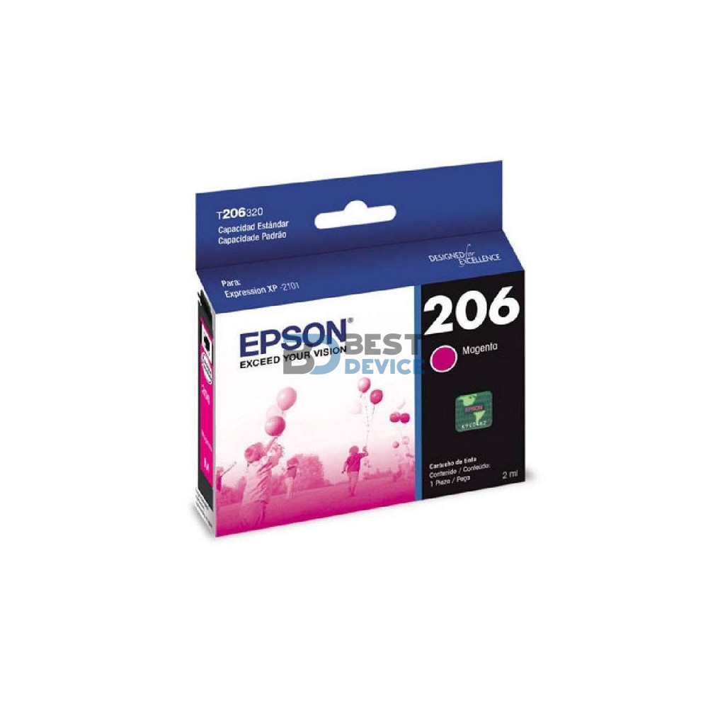 TINTA EPSON T206320-AL MAGENTA XP-2101 TINTA EPSON T206320-AL MAGENTA XP-2101