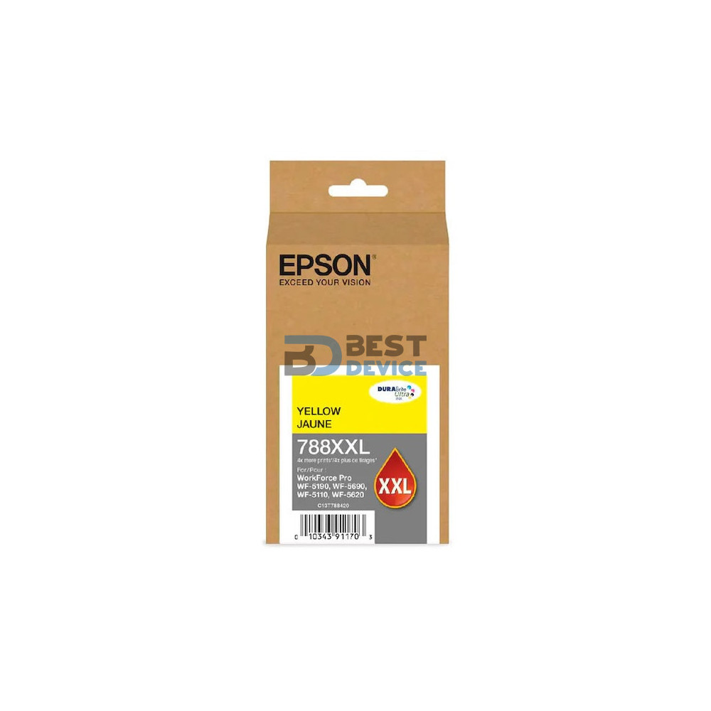 TINTA EPSON W5190/5690 T788XXL420-AL AMARILLO TINTA EPSON W5190/5690 T788XXL420-AL AMARILLO