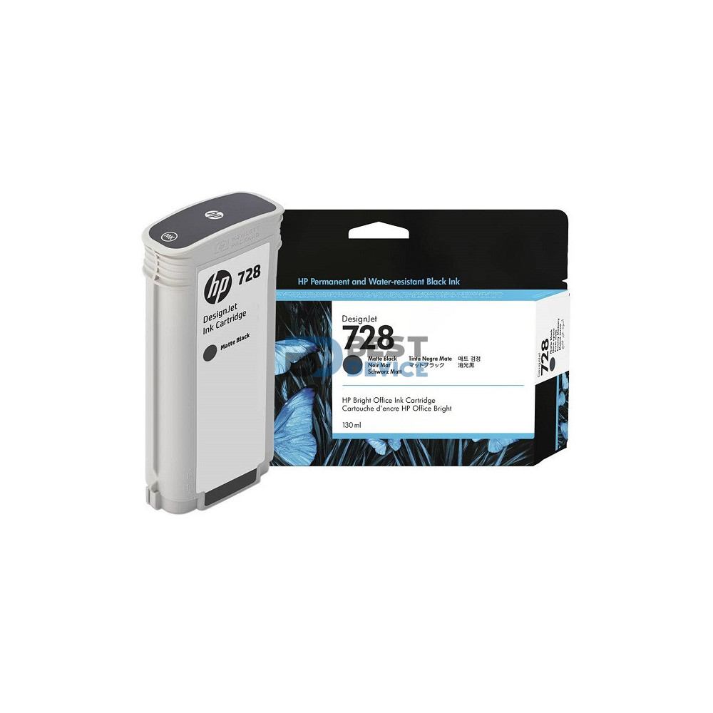 TINTA HP 728 3WX25A 130ML NEGRO MATTE TINTA HP 728 3WX25A 130ML NEGRO MATTE