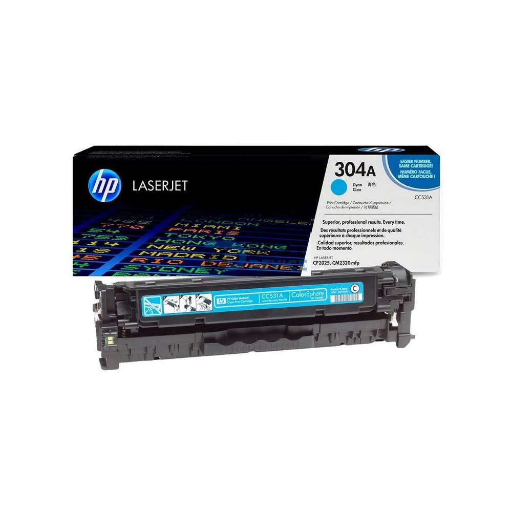 TONER HP C531A (304A) CYAN TONER HP C531A (304A) CYAN