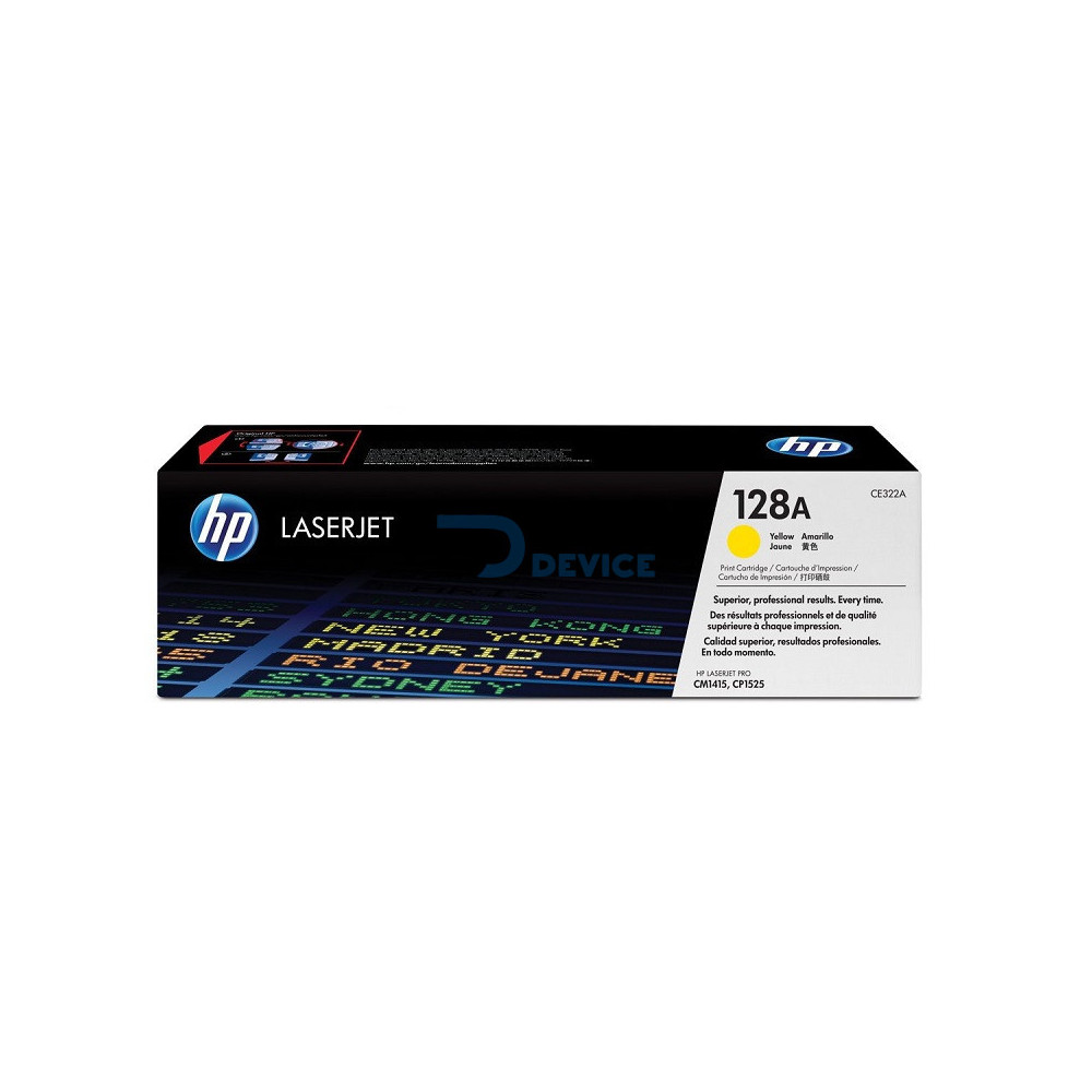 TONER HP CE322A (128A) AMARILLO TONER HP CE322A (128A) AMARILLO