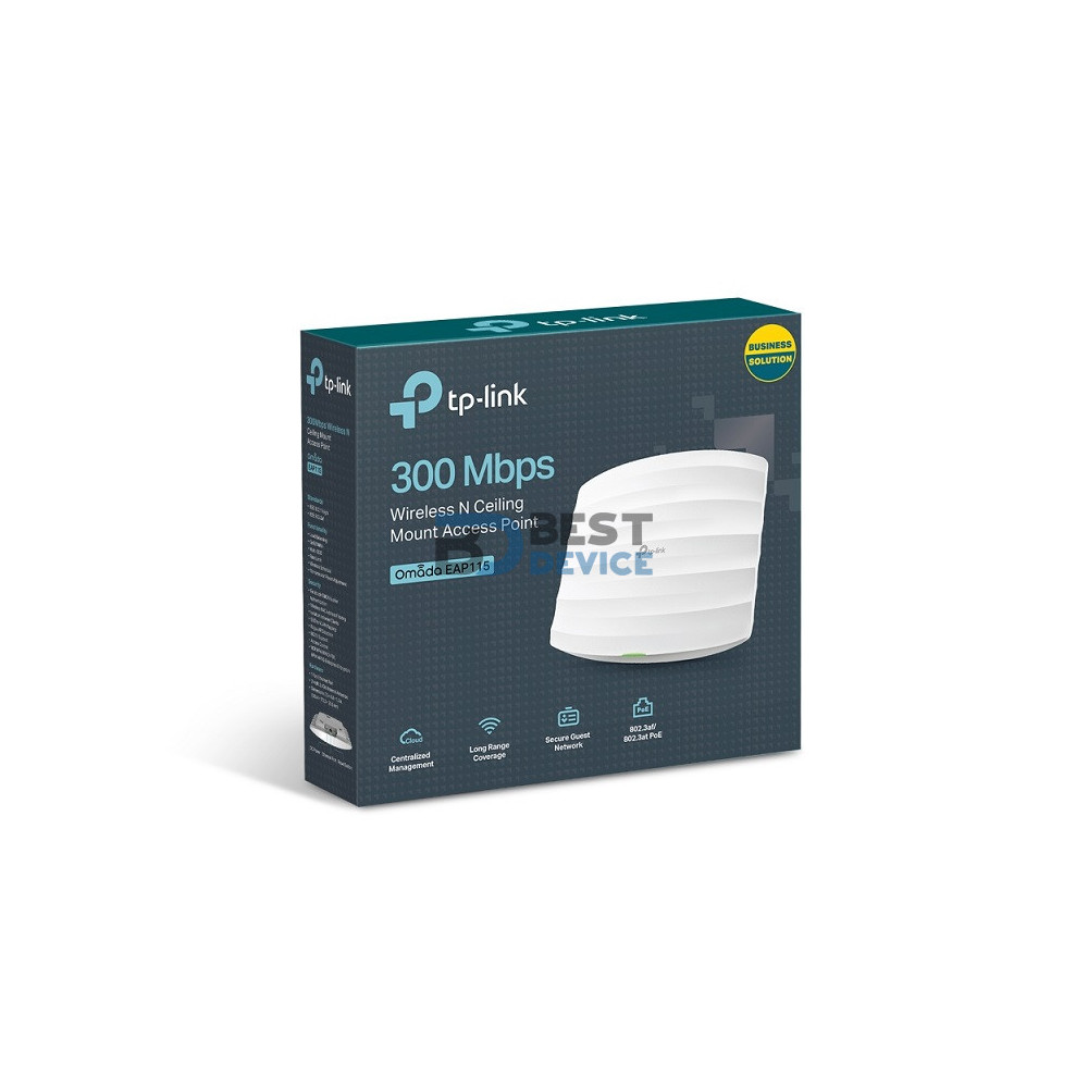 PUNTO DE ACCESO TP-LINK W EAP115 300 MBPS PUNTO DE ACCESO TP-LINK W EAP115 300 MBPS