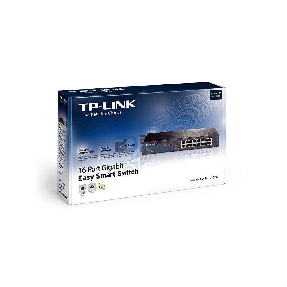 SWITCH TP-LINK 16 G-LAN TL-SG1016DE INTELIGENTE SWITCH TP-LINK 16 G-LAN TL-SG1016DE INTELIGENTE