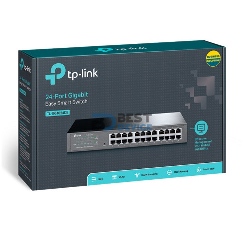 SWITCH TP-LINK 24 TL-SG1024DE INTELIGENTE