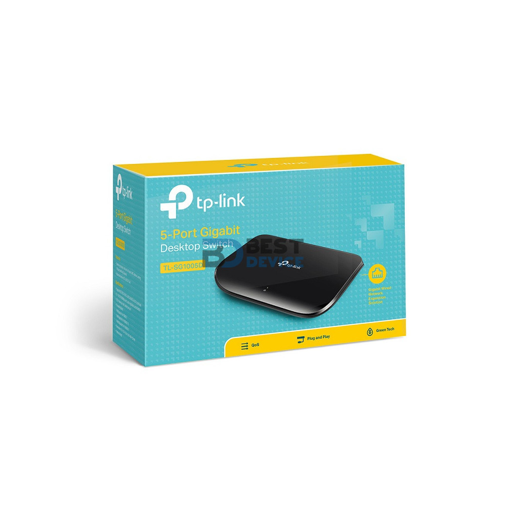 SWITCH TP-LINK 5 G-LAN TL-SG1005D SWITCH TP-LINK 5 G-LAN TL-SG1005D