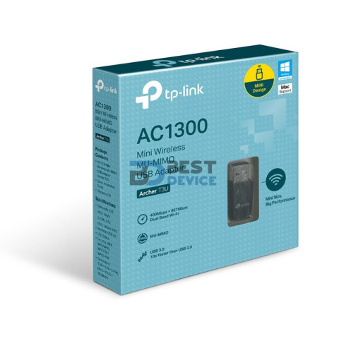 ADAPTADOR TP-LINK W ARCHER T3U AC1300 DUAL BAND