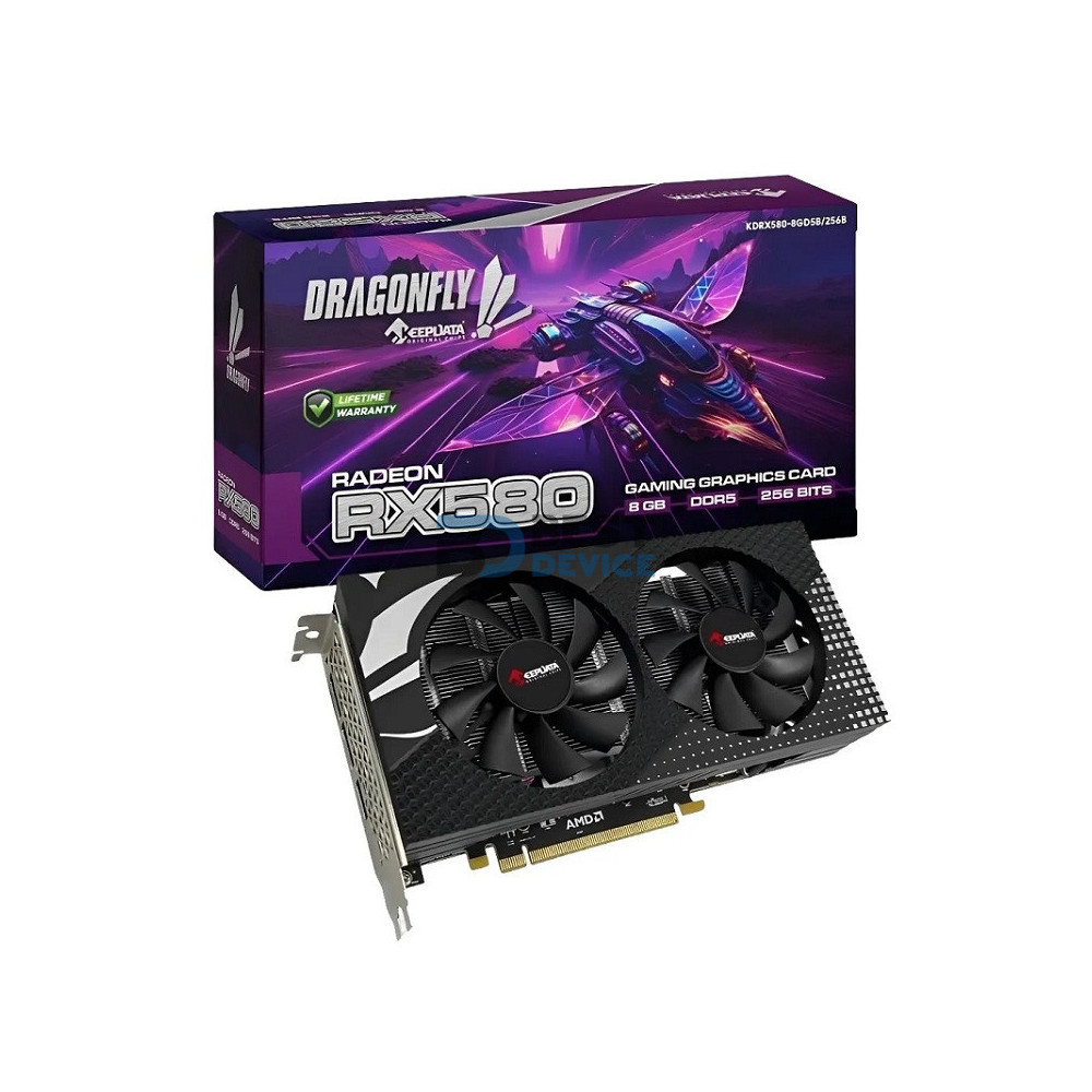 TARJETA GRÁFICA KEEPDATA RX580 8GB DRAGONFLY DDR5 KDRX580 TARJETA GRÁFICA KEEPDATA RX580 8GB DRAGONFLY DDR5 KDRX580