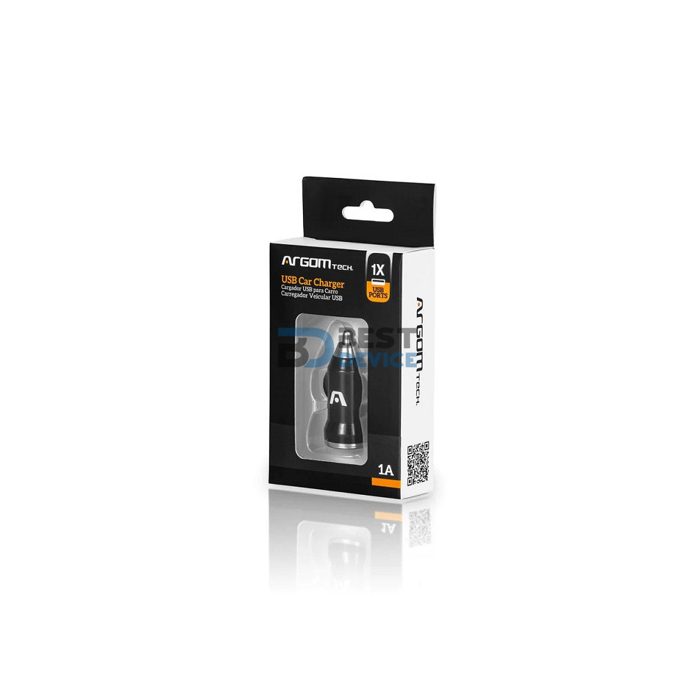 CARGADOR ARGOMTECH PARA AUTO ARG-AC-0101 USB CARGADOR ARGOMTECH PARA AUTO ARG-AC-0101 USB