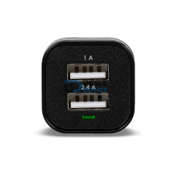 CARGADOR ARGOMTECH PARA AUTO ARG-AC-0112BK USB