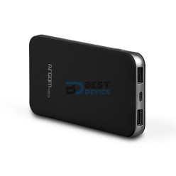 CARGADOR PORTÁTIL ARGOMTECH ARG-PB-1110BK 10.000mAh NEGRO