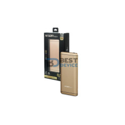 CARGADOR PORTÁTIL ARGOMTECH ARG-PB-1125GD 7500mAh DORADO