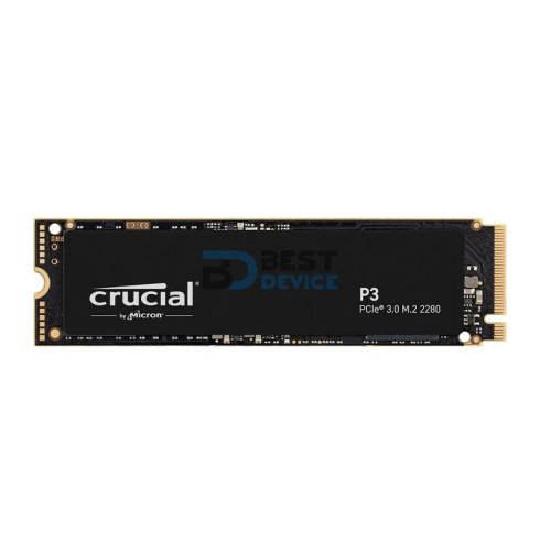 SSD CRUCIAL 500GB P3 M.2 NVME