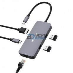 HUB MULTIPUERTO VERBATIM CMH-05 5 PUERTOS USB-C PRO 32150