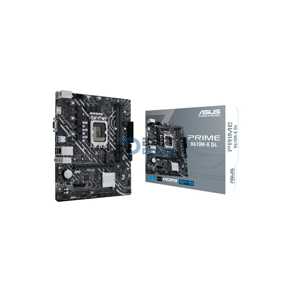 PLACA MADRE ASUS LGA1700 H610M-K S/V/R/HDMI/M.2 D4 PLACA MADRE ASUS LGA1700 H610M-K S/V/R/HDMI/M.2 D4