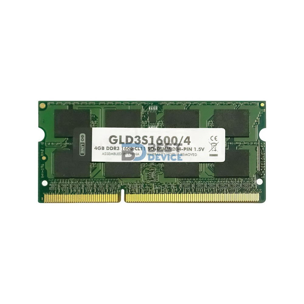 MEMORIA RAM GOLINE DDR3L 4GB 1600MHZ MEMORIA RAM GOLINE DDR3L 4GB 1600MHZ