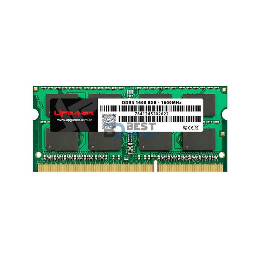 MEMORIA RAM PARA NOTEBOOK DDR3 UP GAMER 8GB 1600 MHZ MEMORIA RAM PARA NOTEBOOK DDR3 UP GAMER 8GB 1600 MHZ