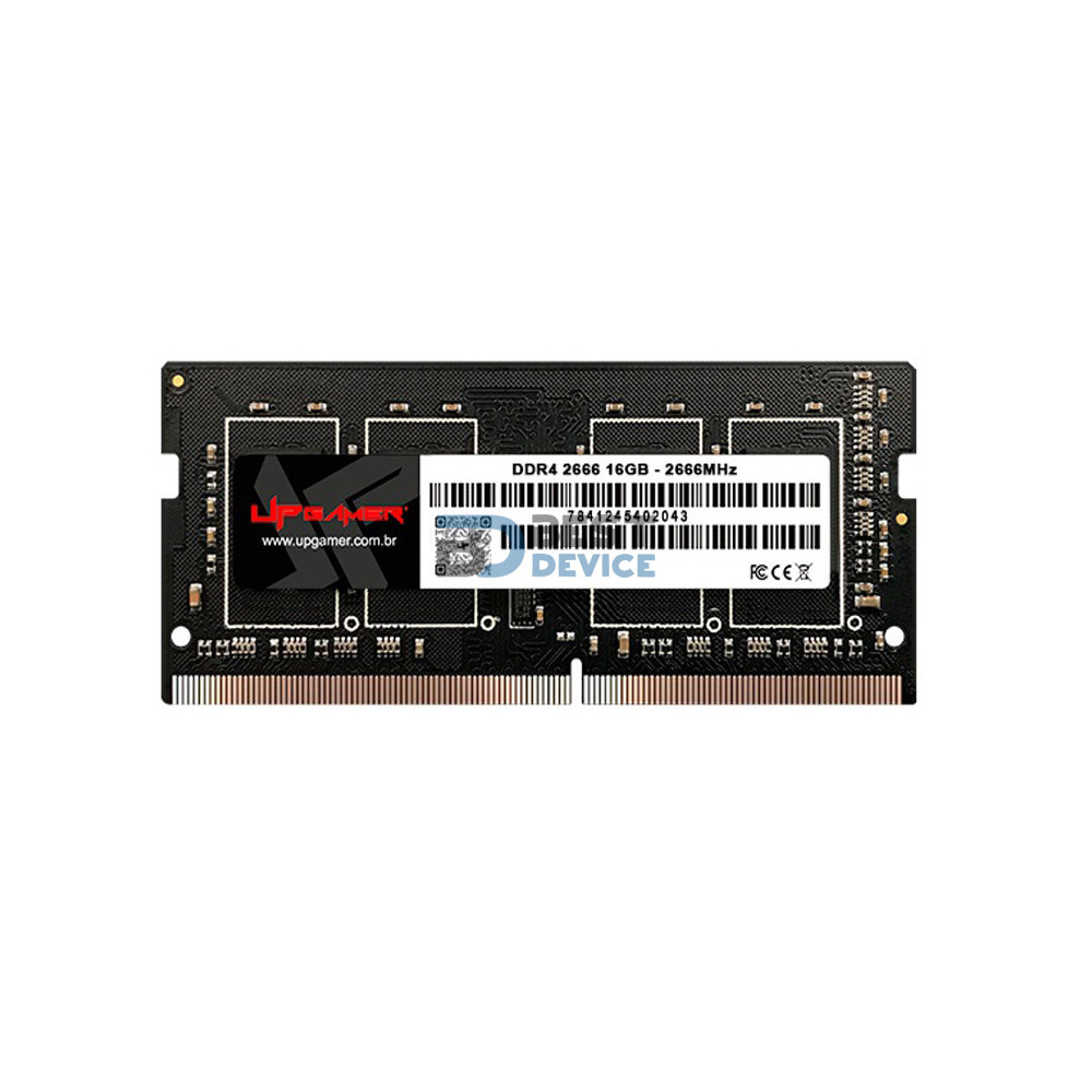 MEMORIA RAM PARA NOTEBOOK DDR4 UP GAMER 16GB 2666 MHZ MEMORIA RAM PARA NOTEBOOK DDR4 UP GAMER 16GB 2666 MHZ