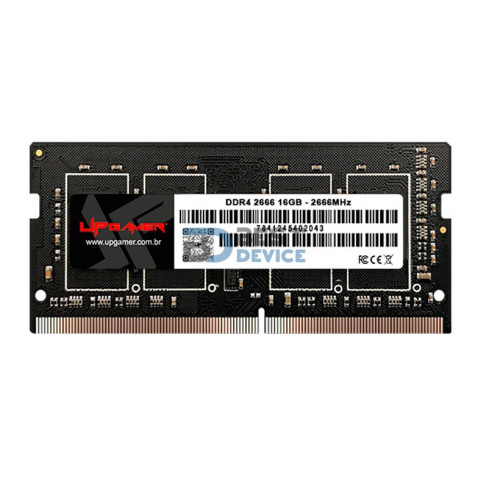 MEMORIA RAM PARA NOTEBOOK DDR4 UP GAMER 16GB 2666 MHZ