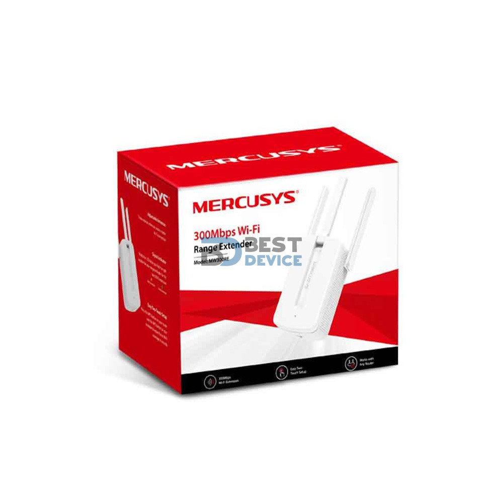 PUNTO DE ACCESO MERCUSYS MW300RE 300MBPS PUNTO DE ACCESO MERCUSYS MW300RE 300MBPS