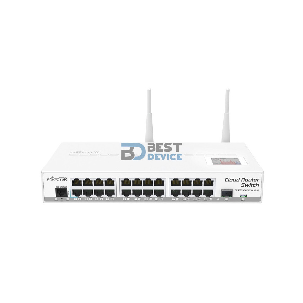 ROUTER SWITCH MIKROTIK CLOUD CRS125-24G-1S-2HND-IN ROUTER SWITCH MIKROTIK CLOUD CRS125-24G-1S-2HND-IN
