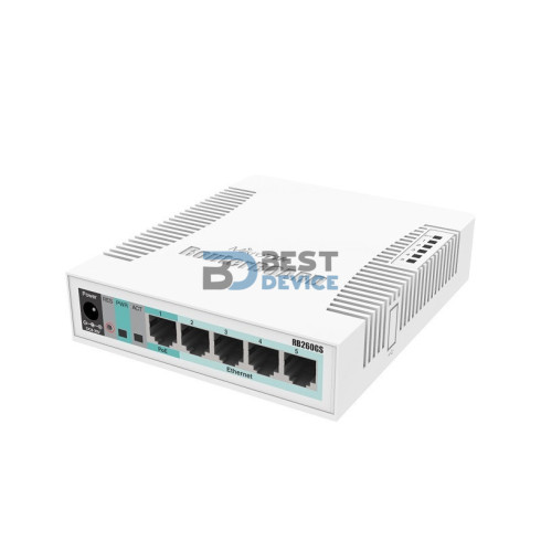 ROUTERBOARD MIKROTIK RB260GS 5P GIGA+SFP