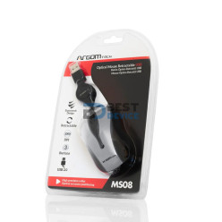 MOUSE ARGOMTECH ARG-MS-0008GR RETRACTIL GRIS