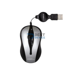MOUSE ARGOMTECH ARG-MS-0008GR RETRACTIL GRIS