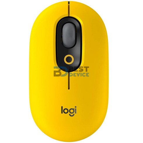 MOUSE LOGITECH 910-006549 POP WIR AMARILLO/NEGRO