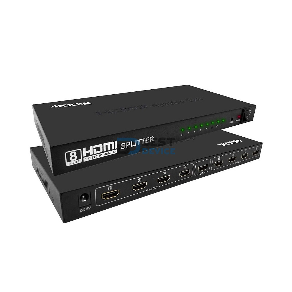 SPLITTER 8 PUERTOS HDMI SPLITTER 8 PUERTOS HDMI
